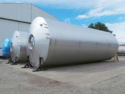 2 x 26,2m³: AISI304 BBT helder bier tanks; 2.5 bar PED CE TüV; 10% Rx