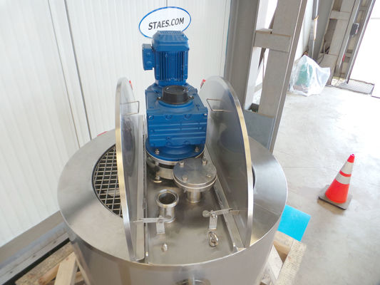 OR160840: 1 x 600L AISI316L stainless-steel mixing tank; gate agitator with scrapers; heat exchanger; insulation