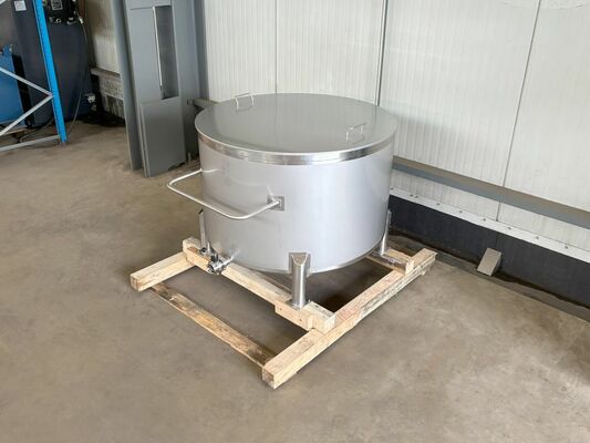 1 x Nouvelle cuve de stockage verticale en acier inoxydable AISI316L de 1.050L