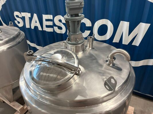 4 x Neuer vertikaler 1.000L Edelstahl-Mischbehälter aus AISI316L