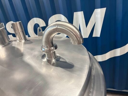 4 x Neuer vertikaler 1.000L Edelstahl-Mischbehälter aus AISI316L