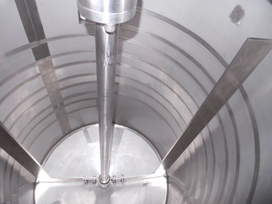 2 x 1.500L AISI316L; Roestvrijstalen mengtanks; warmtewisselaar; anker roerwerk;