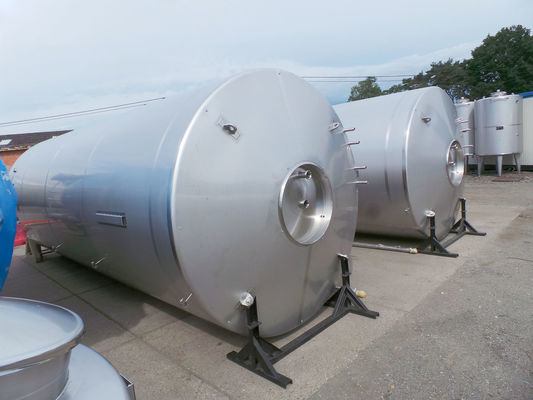 2 x 26,2m³: AISI304 BBT helder bier tanks; 2.5 bar PED CE TüV; 10% Rx