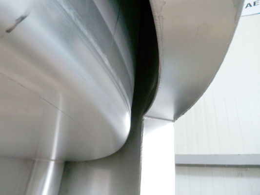 Brouwerij : 1 x 400L bier kookketel; brouwketel; geisoleerd met schouw voor gasdampen; bain-marie