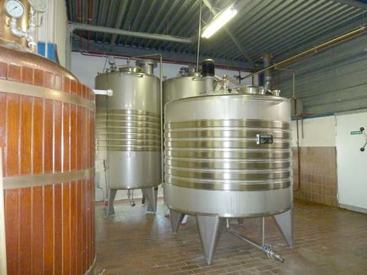 Aperçu général cuves de fermentation