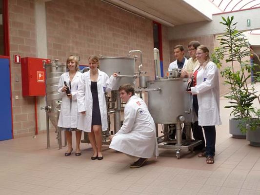 Algemeen overzich Tanks met warmtewisselaar en roerwerk (ROESTVRIJSTAAL)
