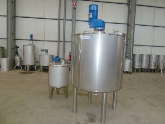 General overview for tanks with heatexchanger and agitator