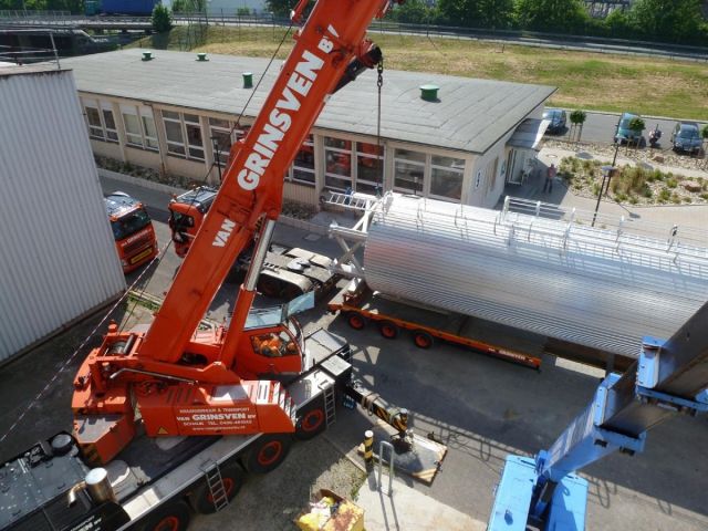 6 x 120 m³ AISI 304; roestvrijstalen opslagtanks; geisoleerd; vertikaal; DIN code