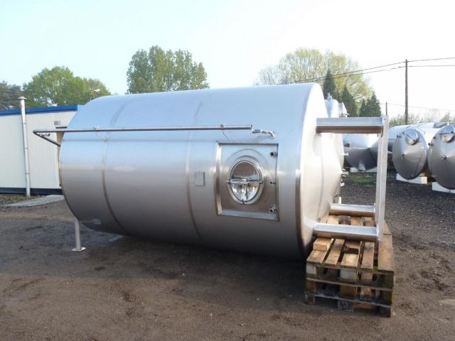 Algemeen overzicht vertikaal en horizontale roestvrijstalen tanks