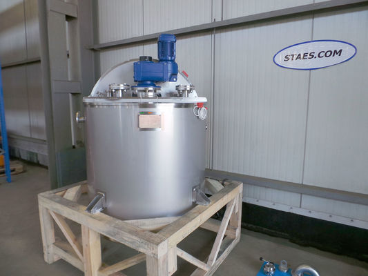 OR160840: 1 x 600L AISI316L stainless-steel mixing tank; gate agitator with scrapers; heat exchanger; insulation
