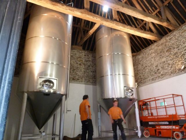 Project 2 x 22 m³ AISI 304 fermentatie