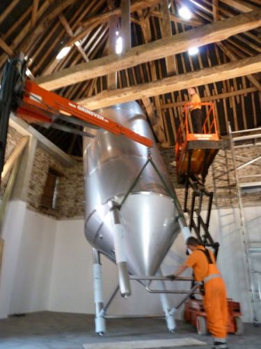 Project 2 x 22 m³ AISI 304 fermentatie