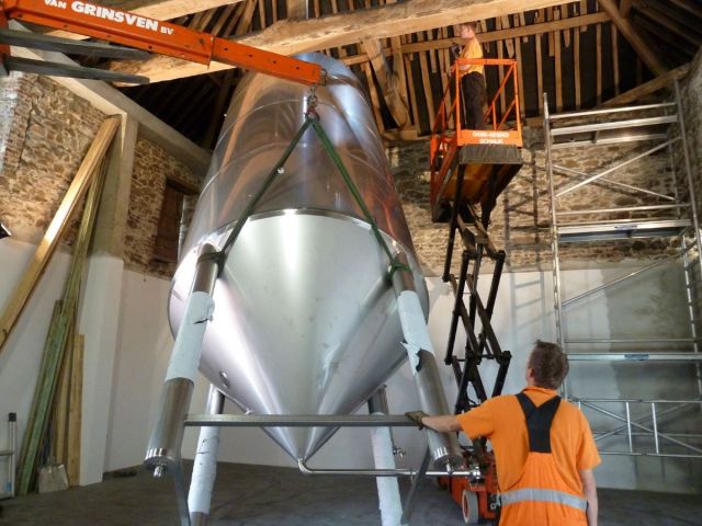 Project 2 x 22 m³ AISI 304 fermentatie