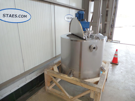 OR160840: 1 x 600L AISI316L stainless-steel mixing tank; gate agitator with scrapers; heat exchanger; insulation