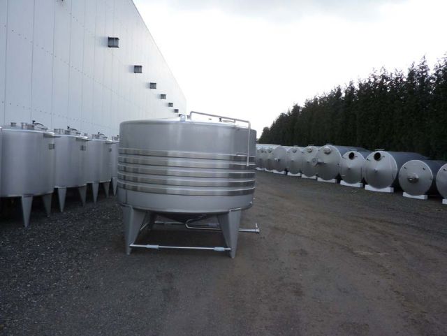 Project 2 x 6.3m³ AISI 304; warmtewisselaar; fermentatietanks