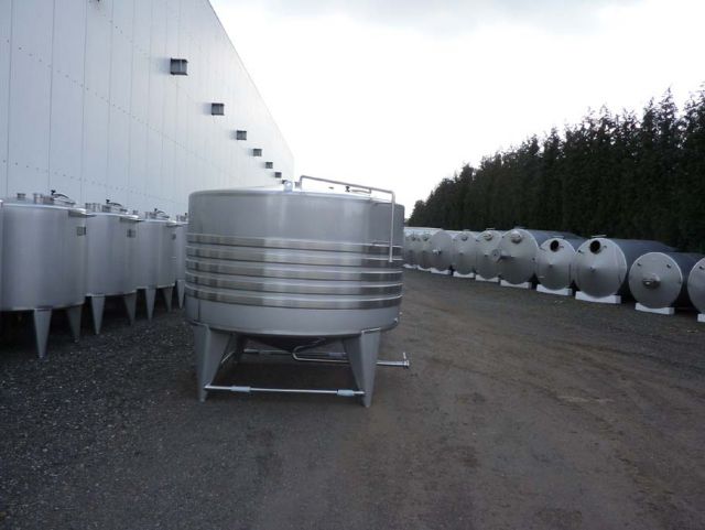 Project 2 x 6.3m³ AISI 304; heatexchanger; fermentation tanks