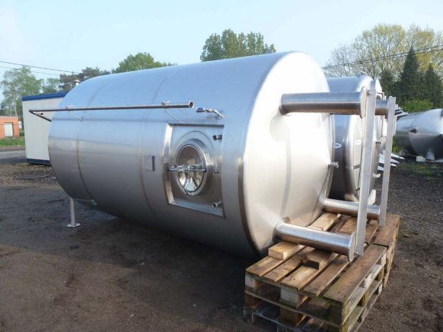 Project 2 x 12m³ AISI 304; warmtewisselaar; isolatie; druk