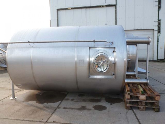 Project 2 x 12m³ AISI 304; warmtewisselaar; isolatie; druk