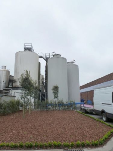 Project 4 x 3m³; enkelwandig & 14 x 69m³ AISI 304; warmtewisselaar; geisoleerd; druk