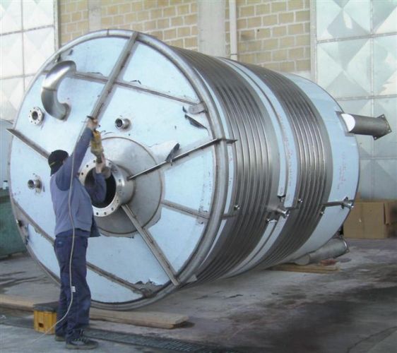 Project 2 x 30m³ AISI 304; warmtewisselaars; roerwerk