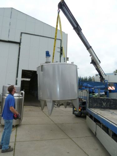 Project 3 x 5m³ AISI 304; single jacket; agitated