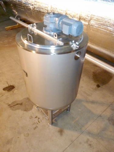 1 x 1.000L - 8.3 US bbl - 264 US gal AISI304; Stainless-steel mixing tank; heat-exchanger; insulation; ancor type agitator