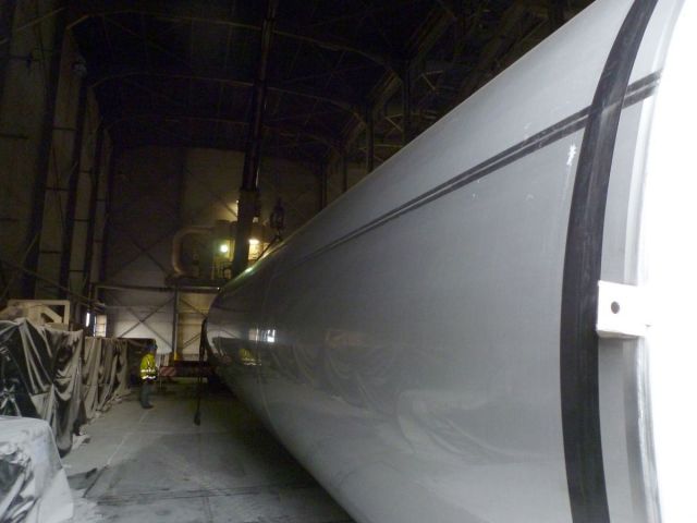 2 x 105 m³ AISI316L; RVS tanks; enkelwandig; vertikaal, vlakke bodem, warmtewisselaar