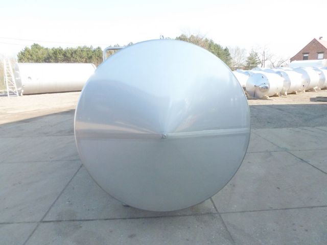 1 x 4.8 m³ AISI316; rvs tank; geisoleerd; horizontaal