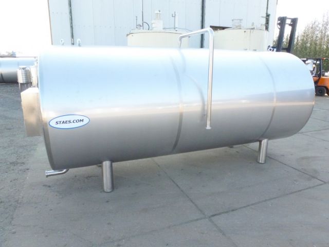 1 x 4.800L -  40 US bbl - 1.270 US gal AISI316; Stainless-steel storage-tank; insulated; horizontal
