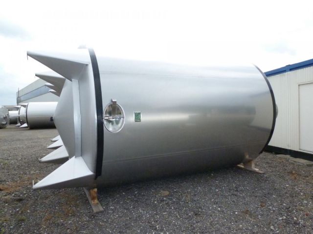 4 x 40m³ AISI304; CCT fermentatie tanks; enkelwandig; vertikaal