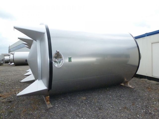 4 x 40m³ V2A; ZKG Zylinder Konische Gärtanks; einwandig; vertikal