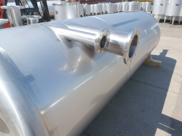 1 x 7.7m³ AISI304; enkelwandig; vertikaal; druktank 0.51 bar PED CE