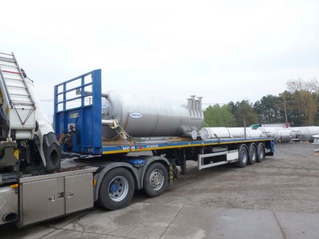 1 x 7.7m³ AISI304; enkelwandig; vertikaal; druktank 0.51 bar PED CE