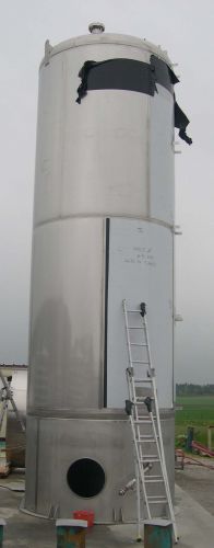 1 x 30.000L - 250 US bbl - 7925 US gal AISI316; stainless-steel pressure vessel single skin; vertical; 3 bar PED CE CODAP