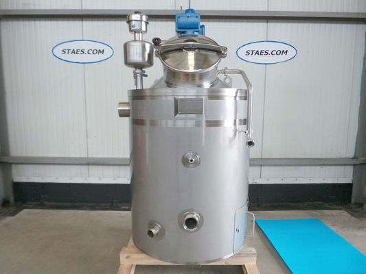 Brouwerij : 1 x 400L bier kookketel; brouwketel; geisoleerd met schouw voor gasdampen; bain-marie