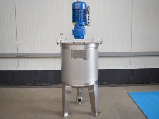 1 x AISI316L 100L stainless steel mixing tank with an agitator for viscous liquids