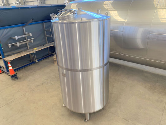 2 x New 5,200L Stainless Steel Insulated Vertical Tanks in AISI316