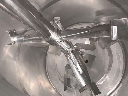 1 x Nieuwe roestvrijstalen verticale mengtank van 1.750L in AISI316L