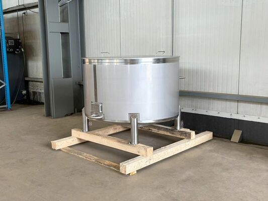 1 x Nouvelle cuve de stockage verticale en acier inoxydable AISI316L de 1.050L
