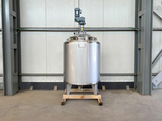1 x Neuer vertikaler 1.330L Edelstahl-Mischbehälter aus AISI316L