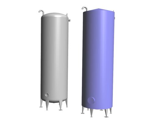 2 x second-hand stainless steel AISI 316 insulated storage tanks with a capacity of 50,000L