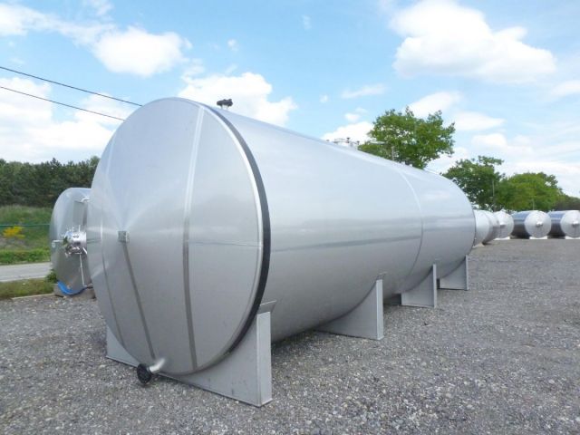 1 x 50m³ AISI316; enkelwandig; horizontaal