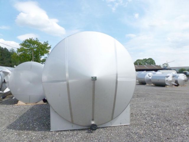 1 x 50m³ AISI316; enkelwandig; horizontaal