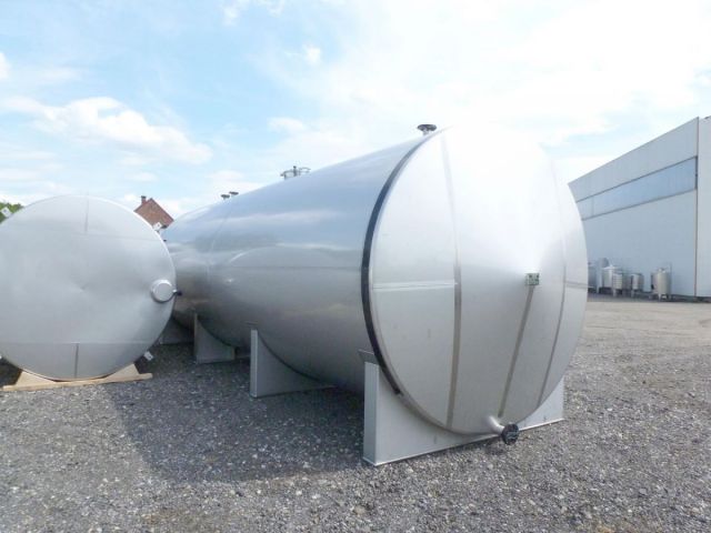 1 x 50m³ AISI316; enkelwandig; horizontaal
