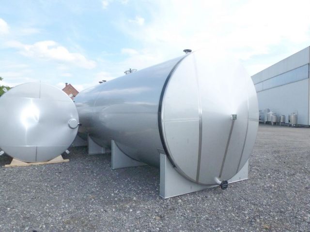 1 x 50m³ AISI316; enkelwandig; horizontaal