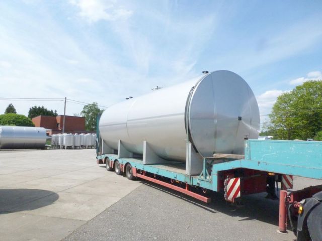 1 x 50m³ AISI316; enkelwandig; horizontaal