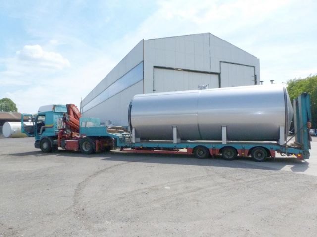 1 x 50m³ AISI316; enkelwandig; horizontaal