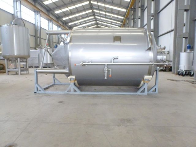 1 x 1.950L - 16 US bbl - 515 US gal  AISI304; heat-exchanger; insulation; vertical; conical
