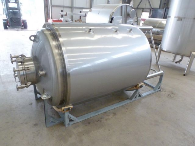 1 x 1.950L - 16 US bbl - 515 US gal  AISI304; heat-exchanger; insulation; vertical; conical