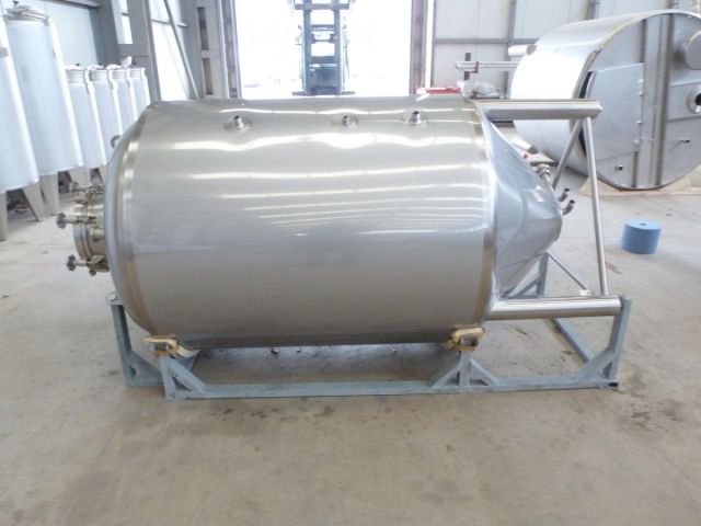 1 x 1.950L - 16 US bbl - 515 US gal  AISI304; heat-exchanger; insulation; vertical; conical